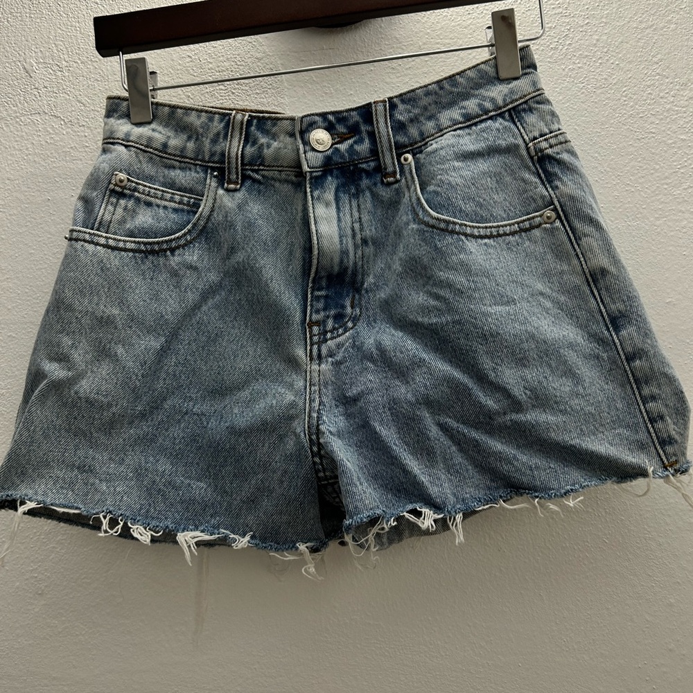 Princess Polly Distressed Blue Jean Shorts